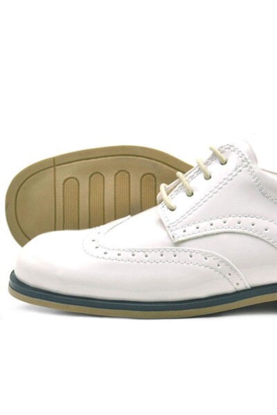 Rakerplus Bej Rugan Bağcıklı Klasik Erkek Çocuk Ayakkabı - 12