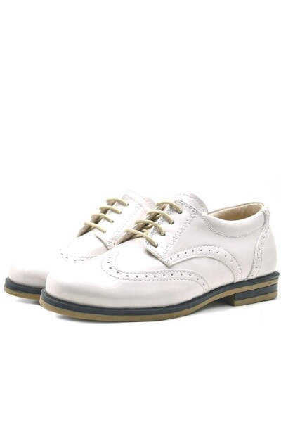 Rakerplus Bej Rugan Bağcıklı Klasik Erkek Çocuk Ayakkabı - 68