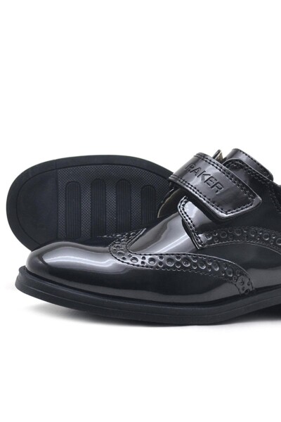 Rakerplus Cırtlı Oxford Erkek Çocuk Rugan Ayakkabı - 28