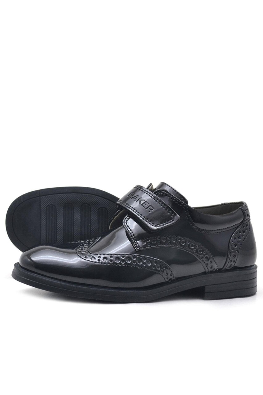 Rakerplus Cırtlı Oxford Erkek Çocuk Rugan Ayakkabı - 40