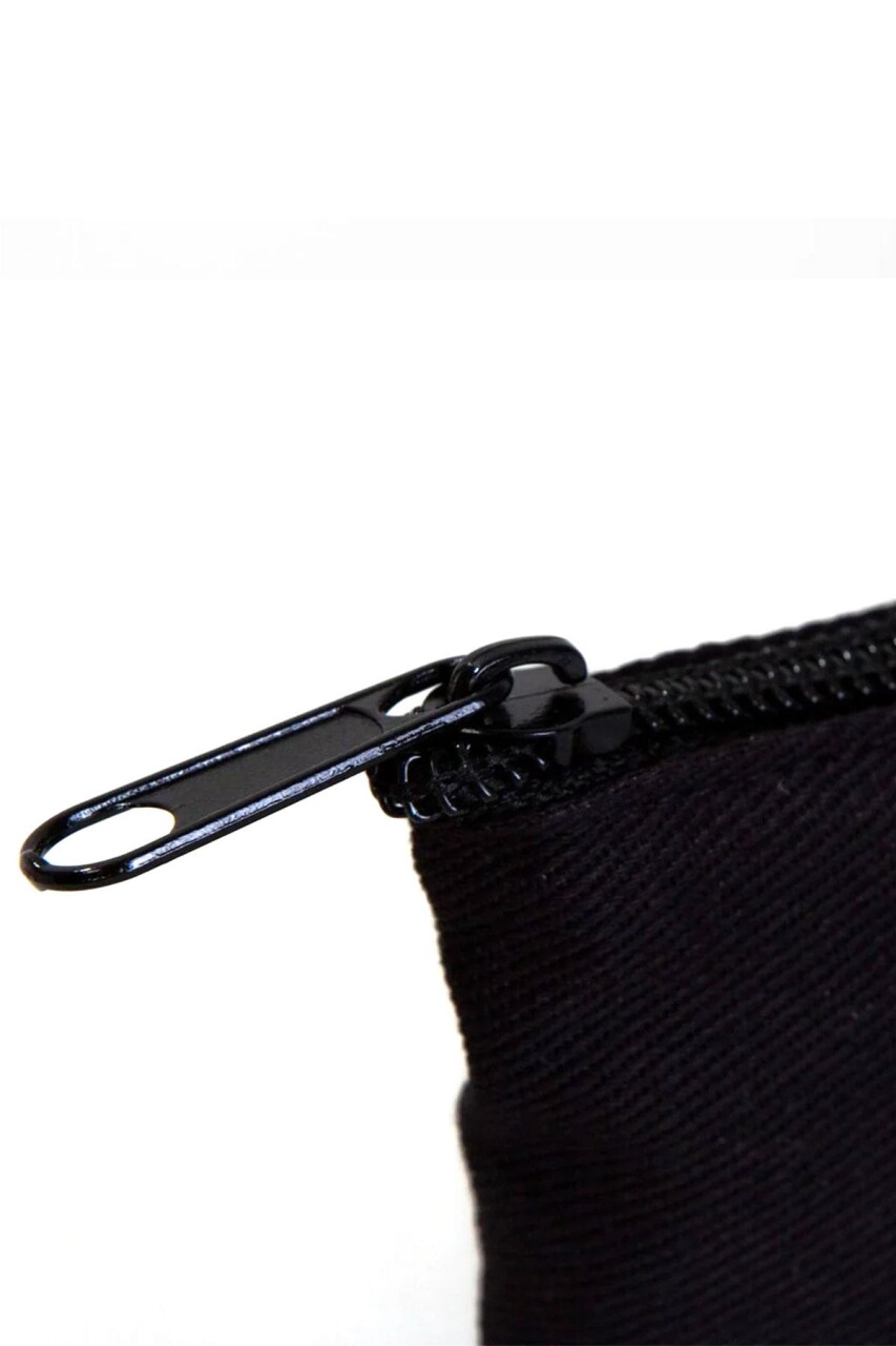 Rakerplus Siyah 21x10 cm Fermuarlı Gabardin Kumaş Kalemlik - 6