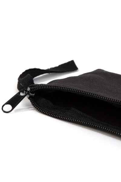 Rakerplus Siyah 21x10 cm Fermuarlı Gabardin Kumaş Kalemlik - 14
