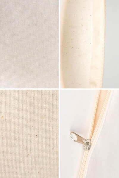 Rakerplus Krem 21x10 cm Fermuarlı Gabardin Kumaş Kalemlik - 13