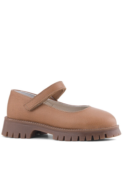 Rakerplus Hakiki Deri Taba Cırtlı Kalın Tabanlı Kız Çocuk Okul Ayakkabısı - 47