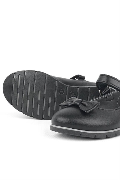 Rakerplus Hakiki Deri Siyah Kız Çocuk Babet - 48