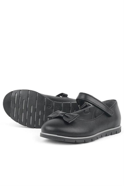 Rakerplus Hakiki Deri Siyah Kız Çocuk Babet - 74