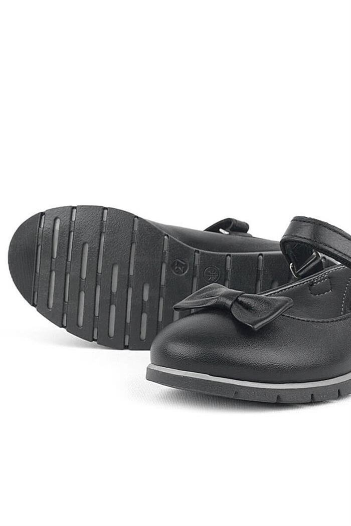 Rakerplus Hakiki Deri Siyah Kız Çocuk Babet - 83