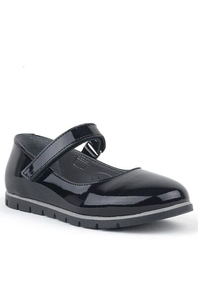 Rakerplus Hakiki Deri Siyah Rugan Kız Çocuk Babet - 71