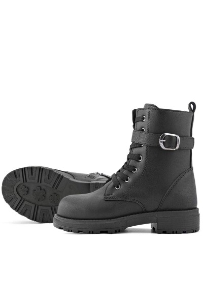 Rakerplus Siyah Fermuarlı Bağcıklı Kışlık Kız Çocuk Bot - 14