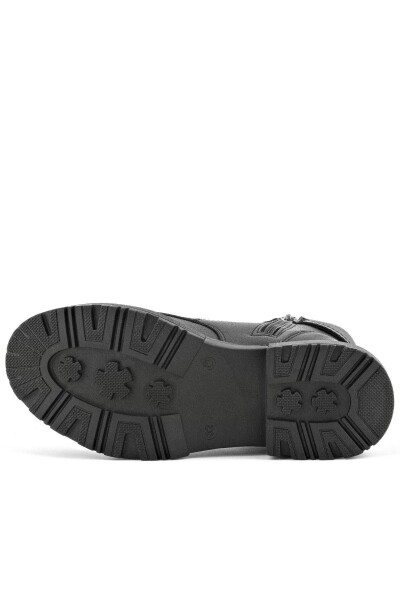 Rakerplus Siyah Fermuarlı Bağcıklı Kışlık Kız Çocuk Bot - 48