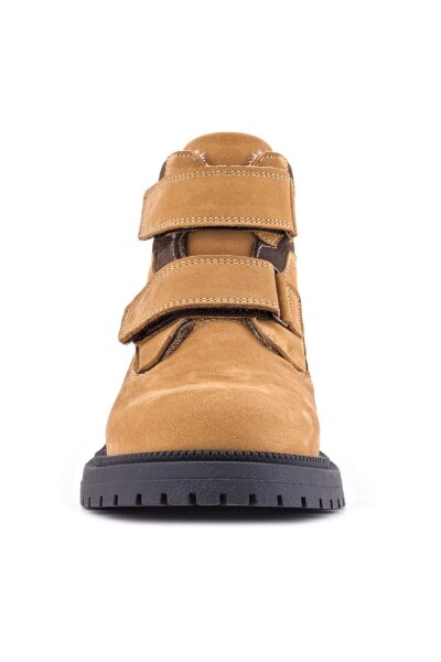 Rakerplus Hakiki Deri Sarı Cırt Cırtlı Kışlık Çocuk Bot - 22