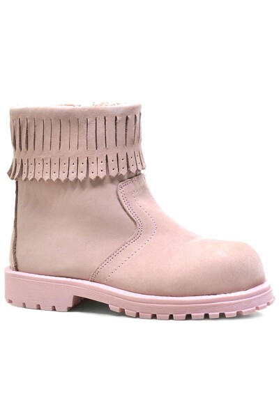 Rakerplus Chiron Hakiki Deri Pembe Fermuarlı Kız Çocuk Bot Çizme - 9