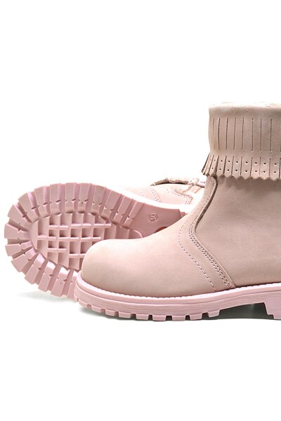 Rakerplus Chiron Hakiki Deri Pembe Fermuarlı Kız Çocuk Bot Çizme - 21