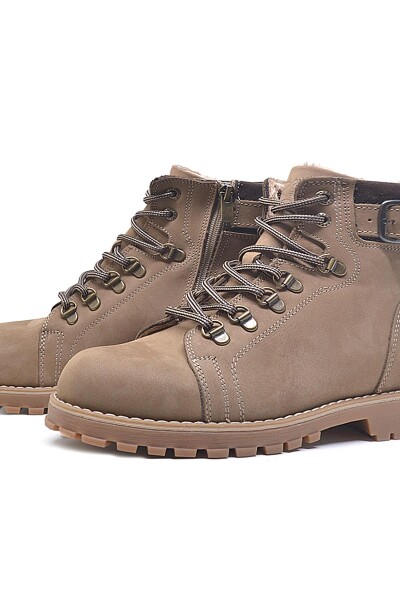 Rakerplus Griffon Hakiki Deri Vizon Fermuarlı Çocuk Bot - 6