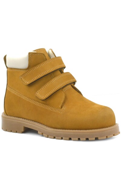 Rakerplus Neson Hakiki Deri Hardal Sarı Cırtlı Çocuk Bot - 2