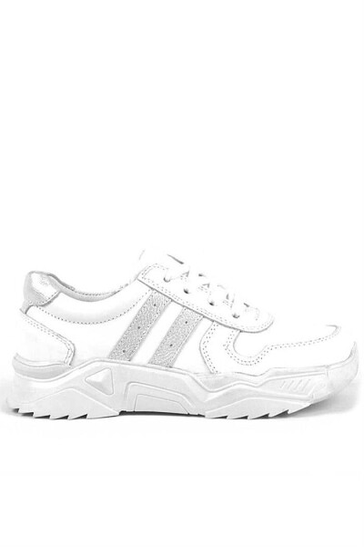 Rakerplus Hakiki Deri Kız Çocuk Sneakers Ayakkabı - 44