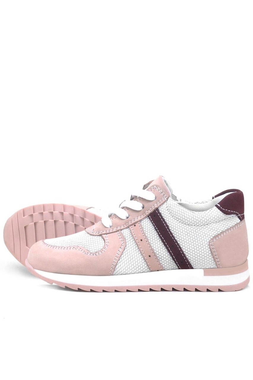 Rakerplus Hakiki Deri Günlük Pembe Kız Çocuk Spor Ayakkabı - 6