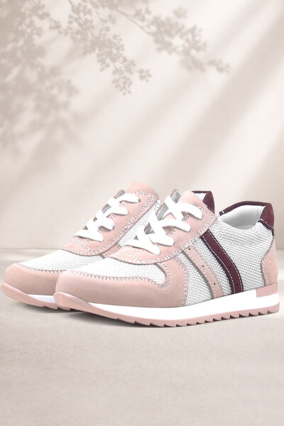Rakerplus Hakiki Deri Günlük Pembe Kız Çocuk Spor Ayakkabı - 17