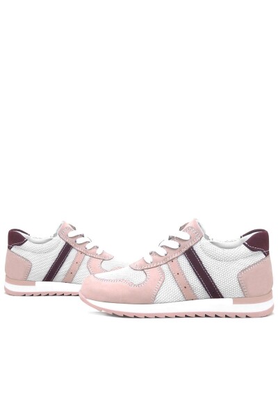 Rakerplus Hakiki Deri Günlük Pembe Kız Çocuk Spor Ayakkabı - 39