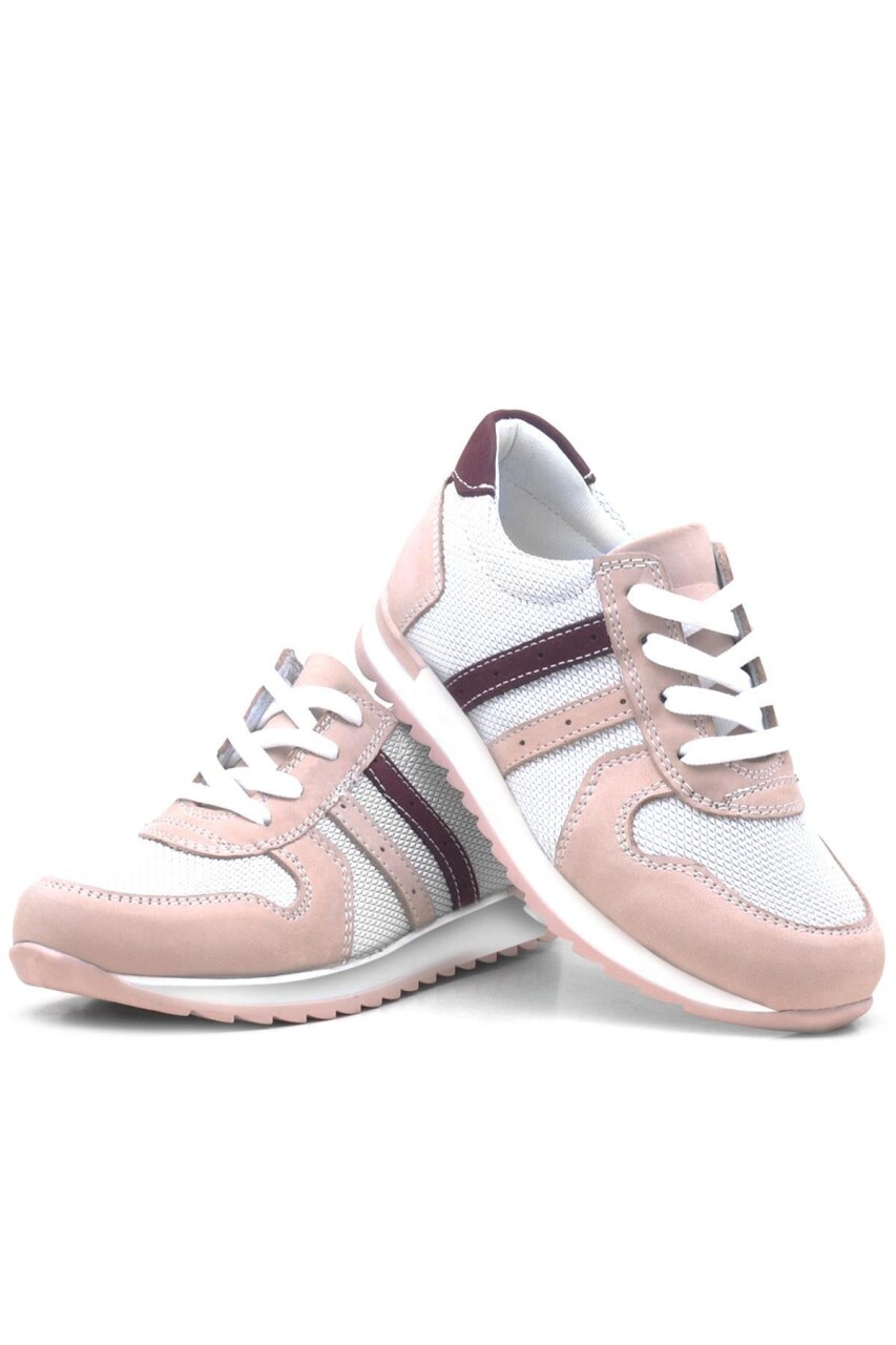 Rakerplus Hakiki Deri Günlük Pembe Kız Çocuk Spor Ayakkabı - 68