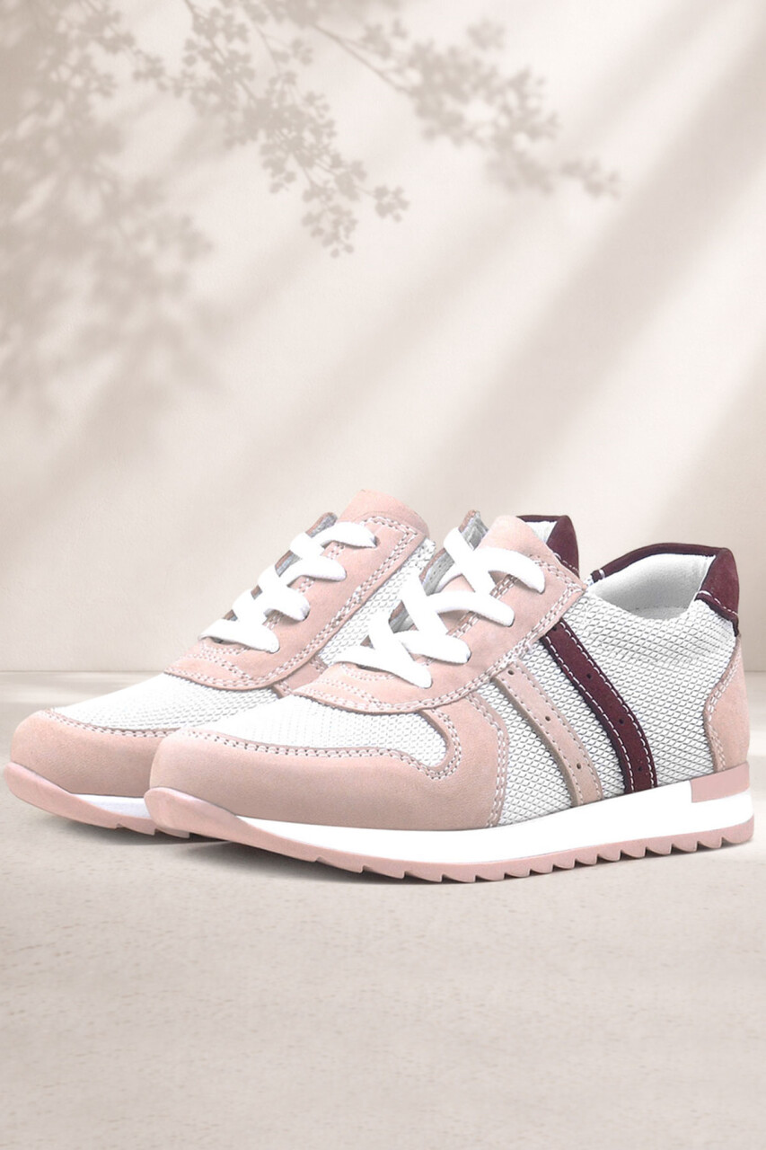 Rakerplus Hakiki Deri Günlük Pembe Kız Çocuk Spor Ayakkabı - 72