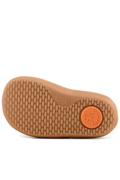 Rakerplus Bob Hakiki Deri Gri Bordo Barefoot Cırtlı Lastikli Bebek Sneaker Ayakkabı - 10