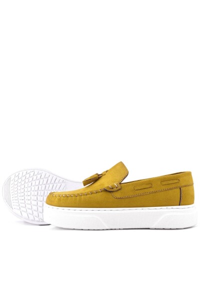 Rakerplus Sarı Hafif Tabanlı Erkek Çocuk Makosen Ayakkabı - 7