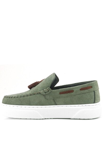 Rakerplus Haki Yeşil Hafif Tabanlı Erkek Çocuk Makosen Ayakkabı - 5