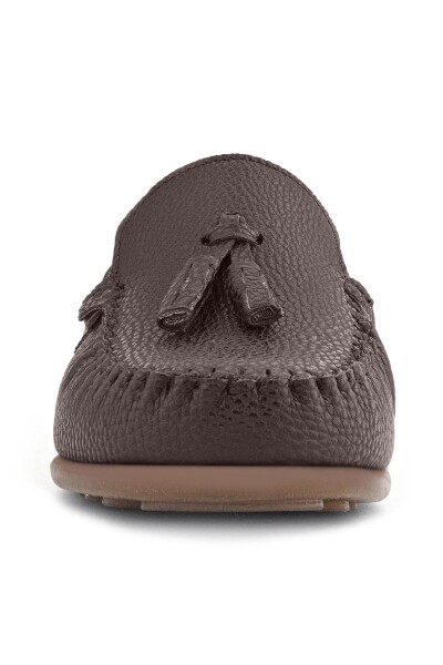 Rakerplus Kahve Rahat Erkek Çocuk Makosen Ayakkabı - 4