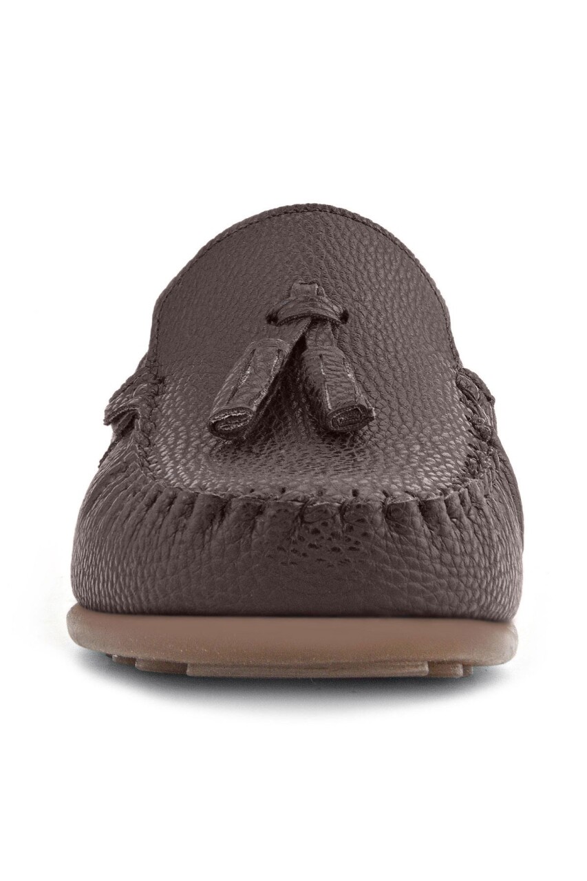 Rakerplus Kahve Rahat Erkek Çocuk Makosen Ayakkabı - 4