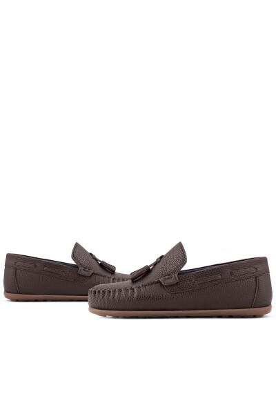 Rakerplus Kahve Rahat Erkek Çocuk Makosen Ayakkabı - 8