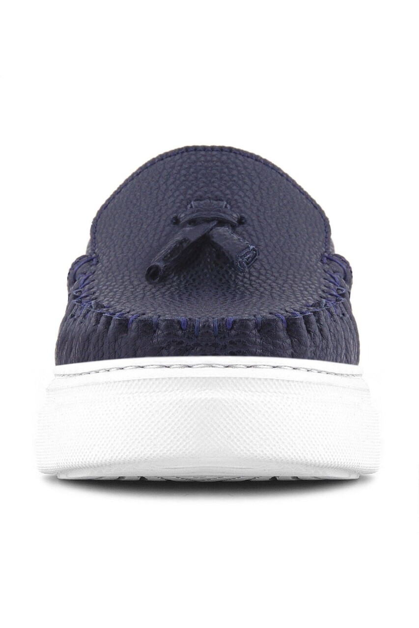 Rakerplus Lacivert Hafif Tabanlı Erkek Çocuk Makosen Ayakkabı - 13