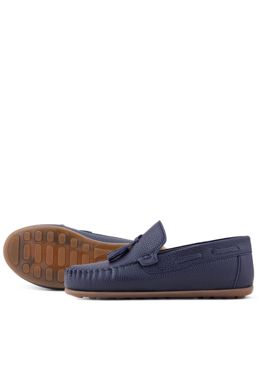 Rakerplus Lacivert Erkek Çocuk Makosen Ayakkabı - 7