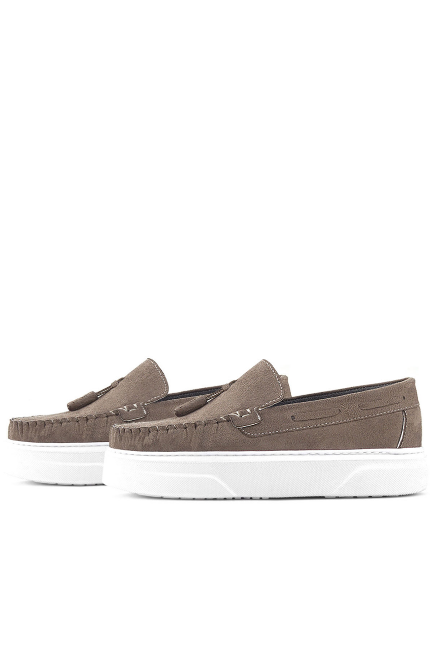 Rakerplus Kum Rengi Erkek Çocuk Makosen Ayakkabı - 6