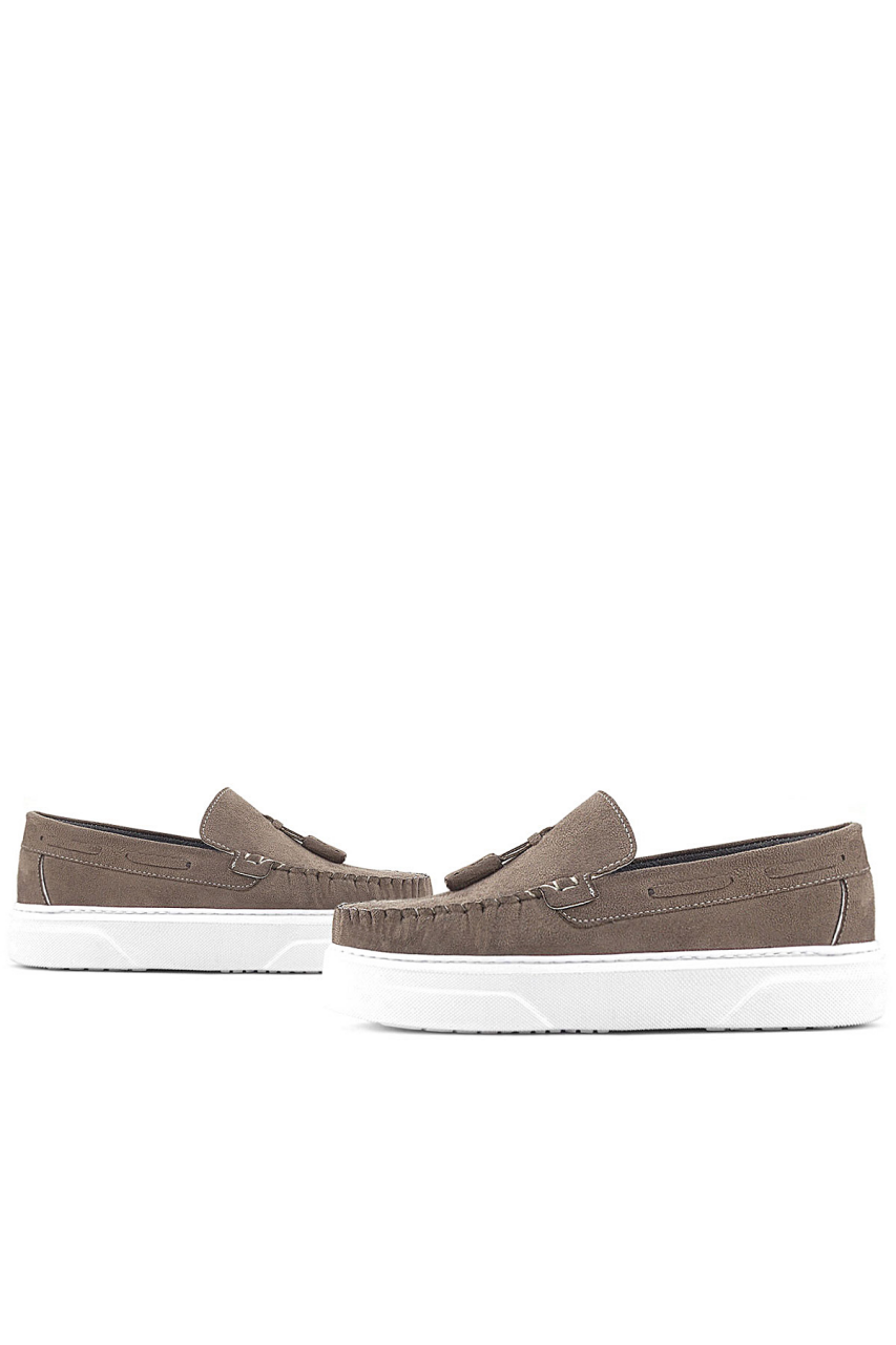 Rakerplus Kum Rengi Erkek Çocuk Makosen Ayakkabı - 8