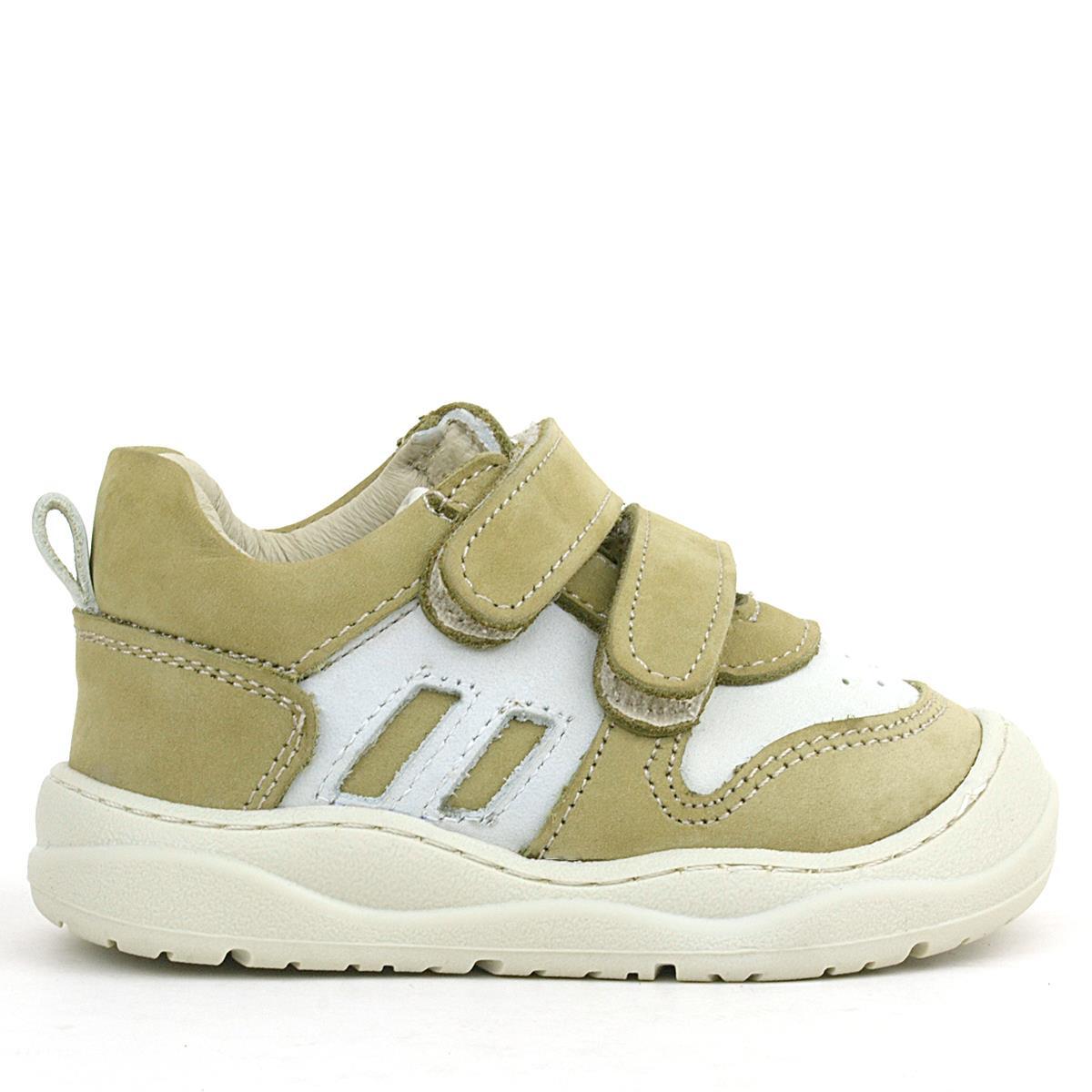 حذاء رياضي للأطفال من الجلد الطبيعي من راكر بلاس شاجي باللون الأخضر - 2