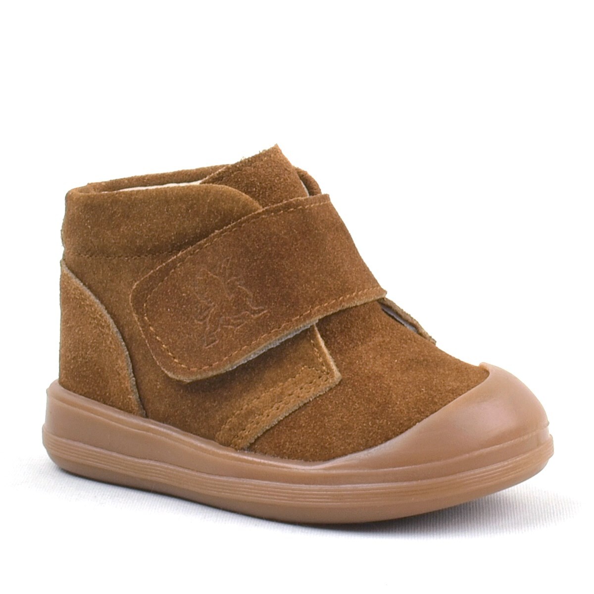 حذاء أطفال يوهو من الجلد الطبيعي بلون بني للجنسين من راكر بلاس - 1