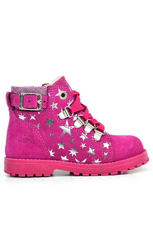 Rakerplus Griffon Genuine Leather Fuchsia Pink Baby Boots - Rakerplus