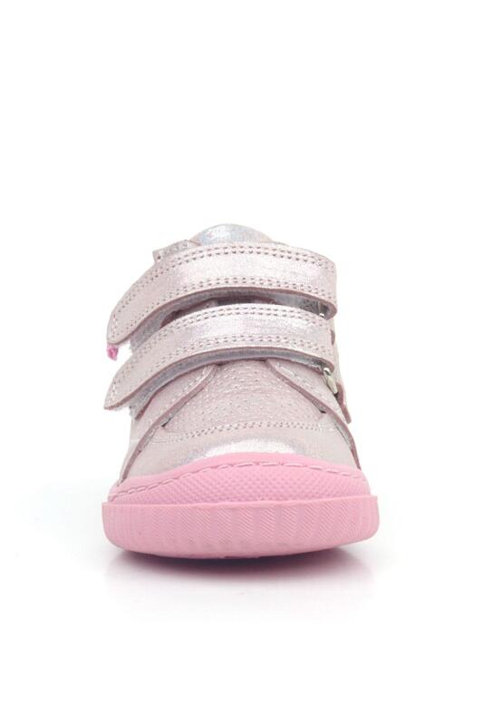 Rakerplus Raya Genuine Leather Pink Purple Glitter Velcro Baby Girl Boots - Rakerplus