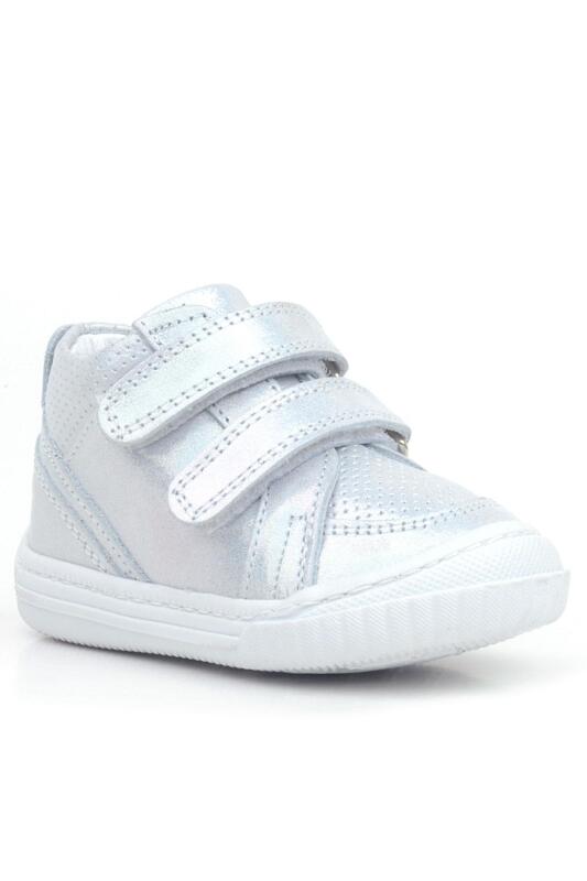 Rakerplus Raya Genuine Leather Silver Glitter Velcro Baby Girl Boots - Rakerplus