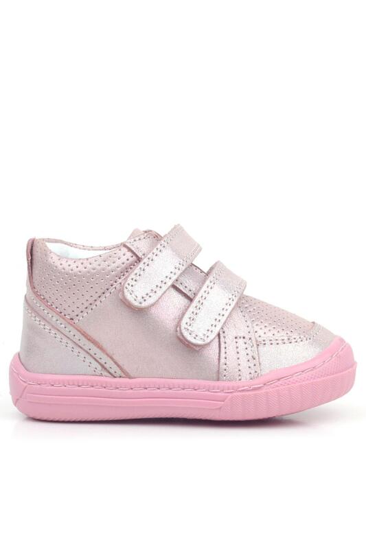 Rakerplus Raya Genuine Leather Pink Glitter Velcro Baby Girl Boots - 2