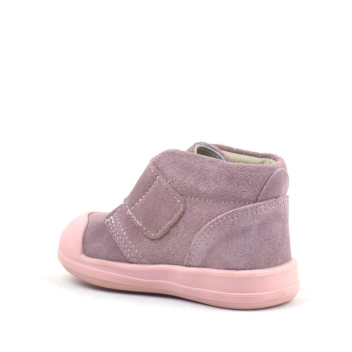 Rakerplus Yoohoo Hakiki Deri Pembe Cırtlı Kız Bebek Bot - 3