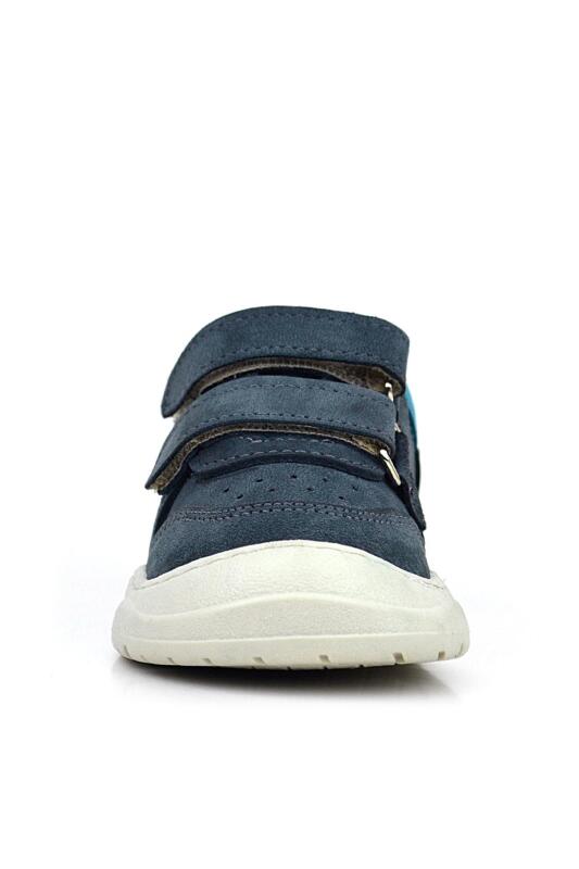 حذاء رياضي للأطفال من الجلد الطبيعي من راكر بلاس شاجي، رمادي اللون - 3