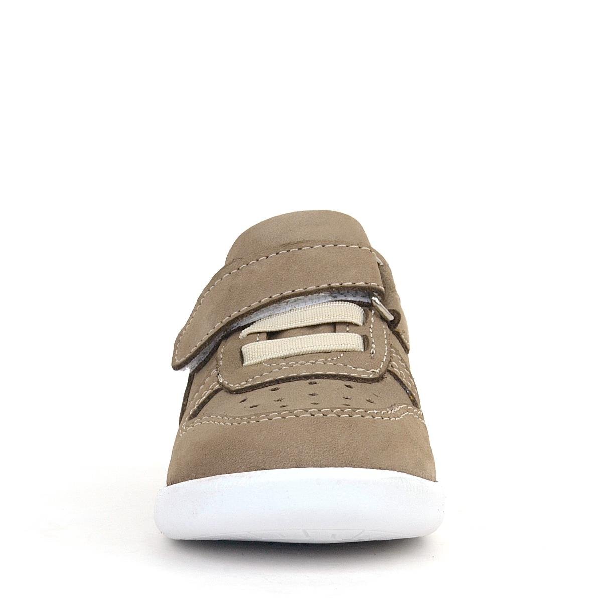 حذاء رياضي للأطفال من جلد طبيعي تشريحي من راكر بلاس بلون رملي - 3