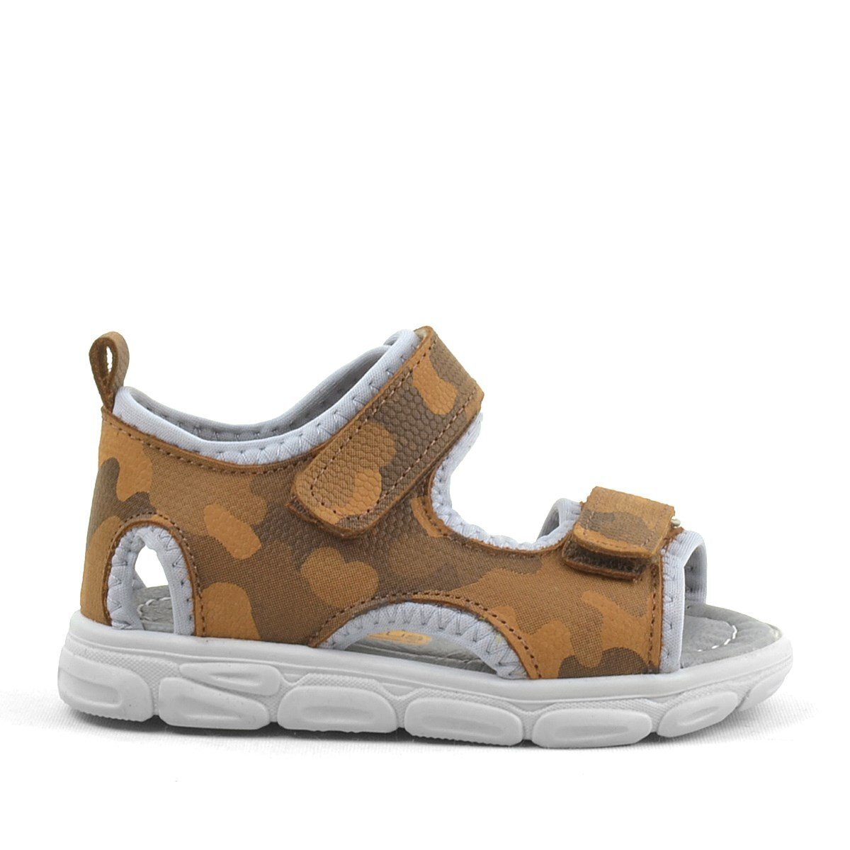 Rakerplus Wisps Genuine Leather Tan Camouflage Baby Sandals - 2