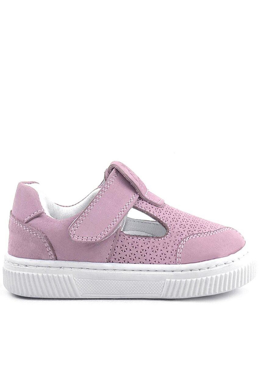 Rakerplus Bheem Hakiki Deri Pudra Cırtlı Bebek Sneaker Sandalet - 4
