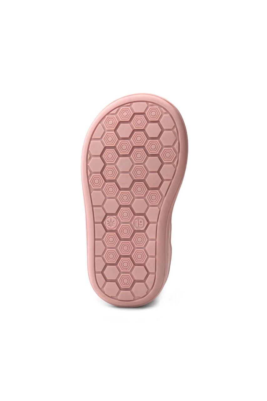 Rakerplus Shaun Hakiki Deri Fuşya Pembe Cırtlı Anatomik Bebek Sandalet - 8