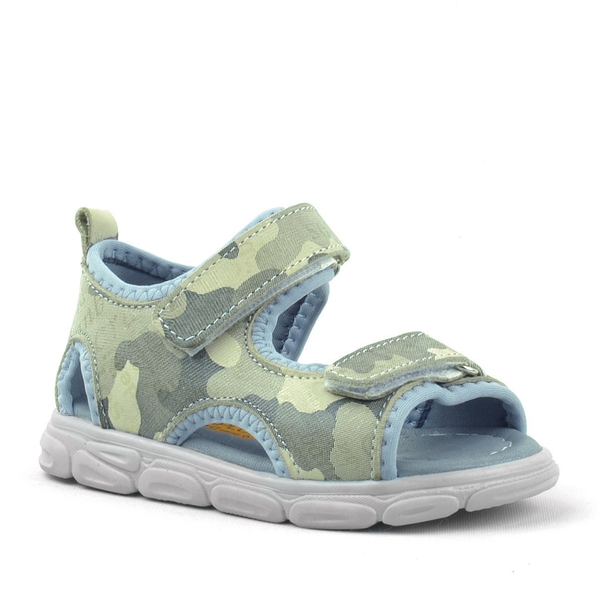 Rakerplus Wisps Hakiki Deri Bej Kamuflaj Bebek Sandalet - 1