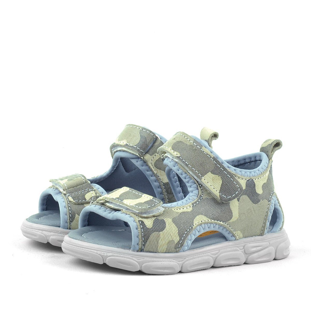 Rakerplus Wisps Hakiki Deri Bej Kamuflaj Bebek Sandalet - 4