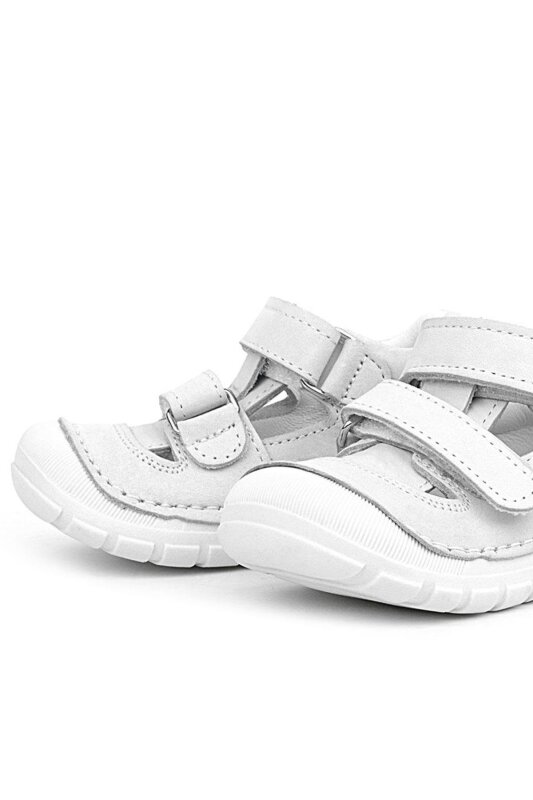 حذاء Rakerplus Ruby من الجلد الطبيعي باللون الأبيض للصيف من First Step - 7